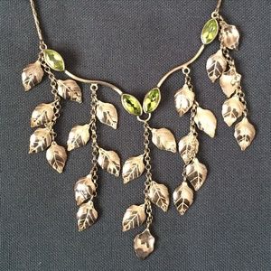 Tarra Rosenbaum peridot and silver necklace